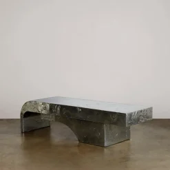 Benches<Kelly Wearstler bench PEWTER
