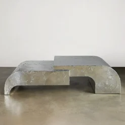 Coffee Tables<Kelly Wearstler coffee table PEWTER