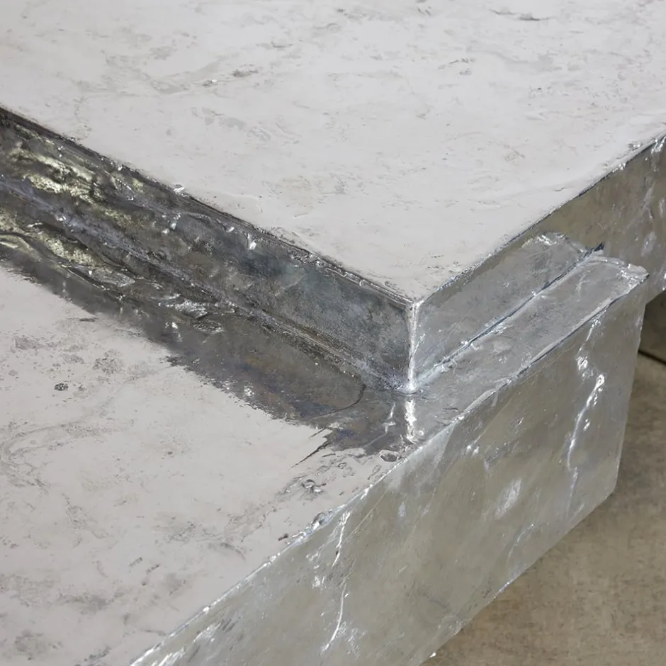 Coffee Tables<Kelly Wearstler coffee table PEWTER