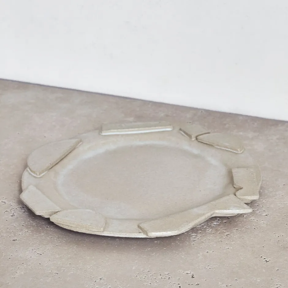 Platters & Trays<Kelly Wearstler platter FROSTEDFLAX