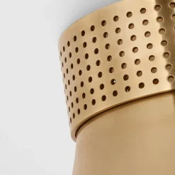 Flush Mounts<Kelly Wearstler precision 9" flush mount ANTIQUEBURNISHEDBRASSWITHWHITEGLASS