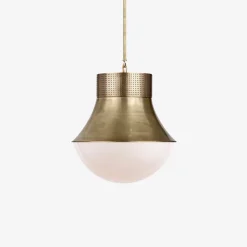 Pendants<Kelly Wearstler precision large pendant ANTIQUEBRASS