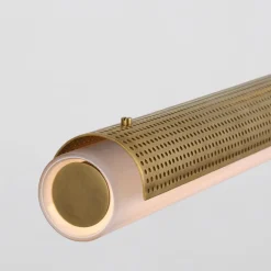 Chandeliers<Kelly Wearstler precision linear chandelier ANTIQUEBURNISHEDBRASS