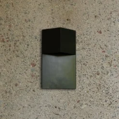 Wall|Outdoor<Kelly Wearstler rega 12" wide sconce ANTIQUEBURNISHEDBRASS