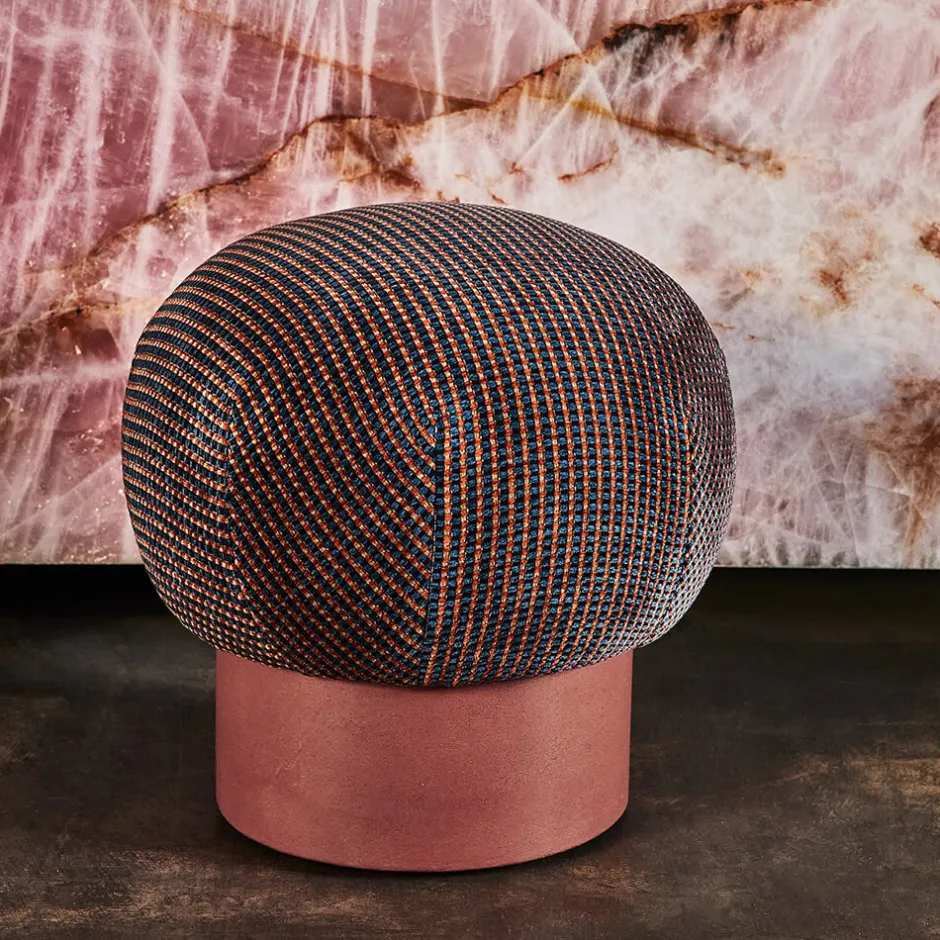 Fabrics<Kelly Wearstler risus fabric BLUEFLAME