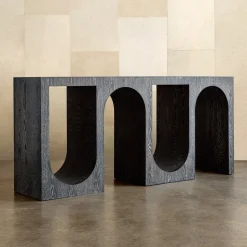 Consoles & Storage<Kelly Wearstler roxbury long console CERUSEDASH