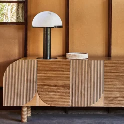 Entertaining|Bowls<Kelly Wearstler stacked bowl TRAVERTINE