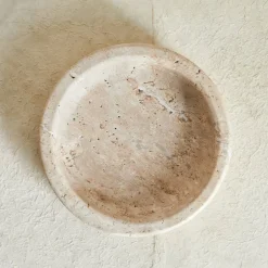 Entertaining|Bowls<Kelly Wearstler stacked bowl TRAVERTINE