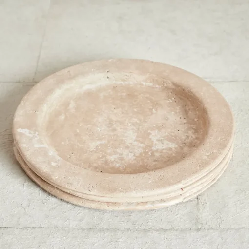 Platters & Trays<Kelly Wearstler stacked platter TRAVERTINE