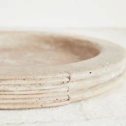 Platters & Trays<Kelly Wearstler stacked platter TRAVERTINE