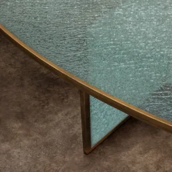 Dining Tables<Kelly Wearstler superluxe racetrack fractured table POOLBLUEGLASS