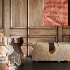 Side Tables<Kelly Wearstler terra drinks table ii GLAZEDTERRACOTTA