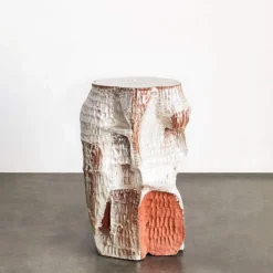 Side Tables<Kelly Wearstler terra drinks table ii GLAZEDTERRACOTTA