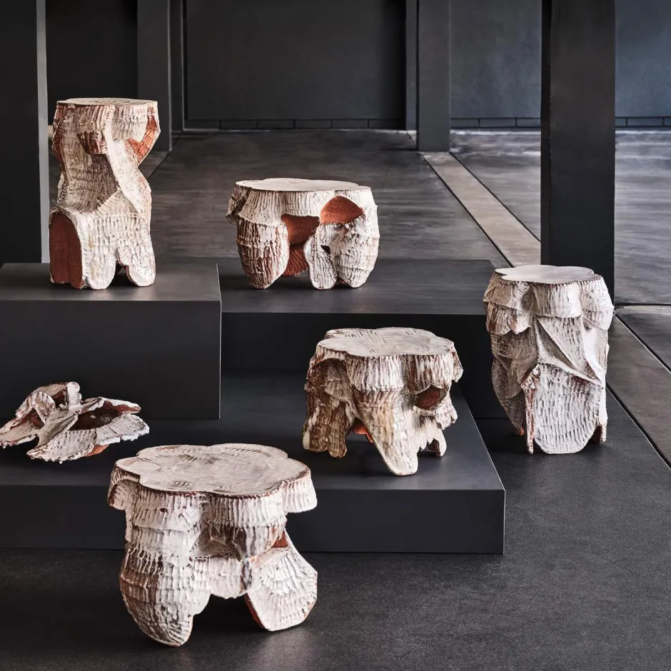 Side Tables<Kelly Wearstler terra side table GLAZEDTERRACOTTA