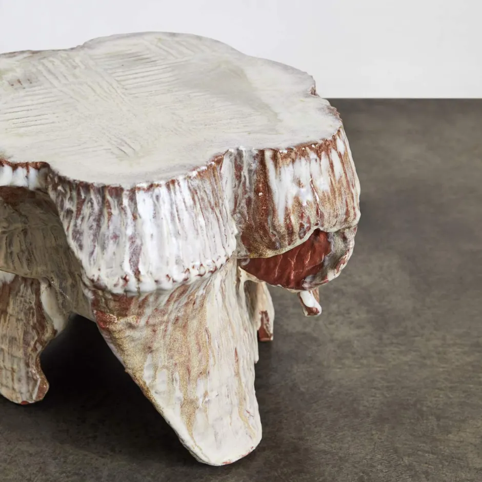 Side Tables<Kelly Wearstler terra side table small GLAZEDTERRACOTTA