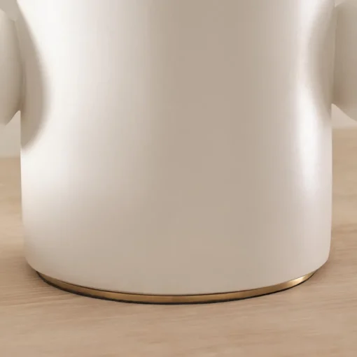 Table<Kelly Wearstler tiglia low table lamp PLASTERWHITE
