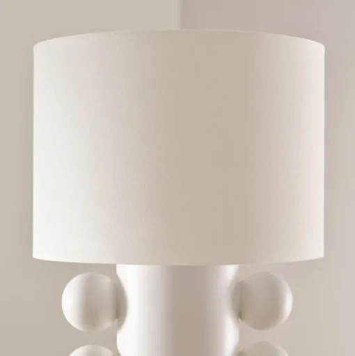 Table<Kelly Wearstler tiglia low table lamp PLASTERWHITE