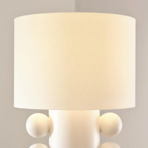 Table<Kelly Wearstler tiglia low table lamp PLASTERWHITE