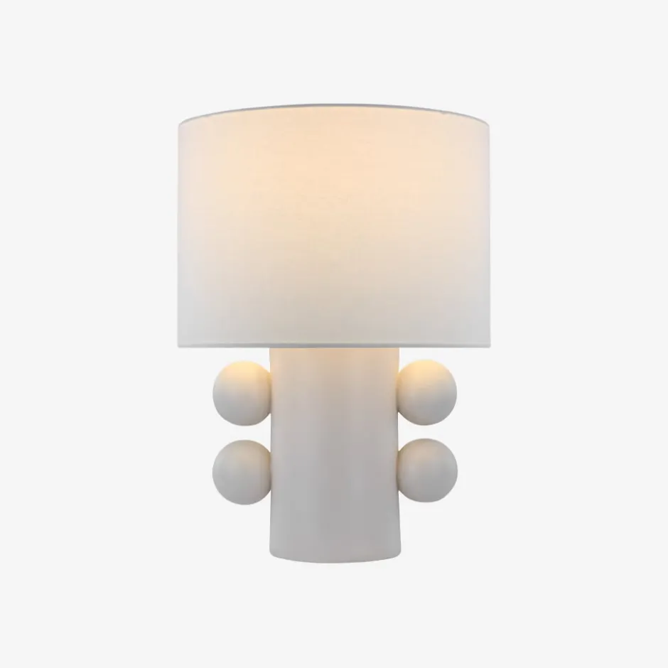 Table<Kelly Wearstler tiglia low table lamp PLASTERWHITE