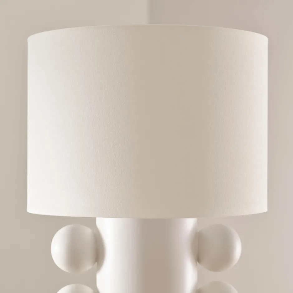 Table<Kelly Wearstler tiglia low table lamp PLASTERWHITE