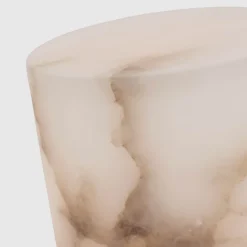 Table|Portables<Kelly Wearstler tourne 12" rechargeable table lamp ALABASTER