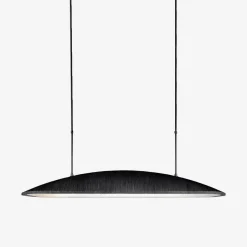 Chandeliers<Kelly Wearstler utopia large linear pendant - aged iron AGEDIRONWITHFROSTEDACRYLIC