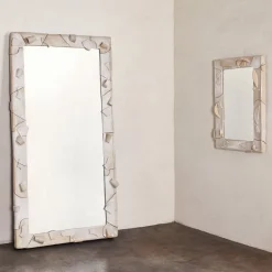 Mirrors<Kelly Wearstler wall mirror FROSTEDFLAX