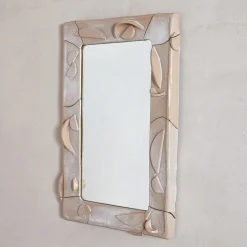 Mirrors<Kelly Wearstler wall mirror FROSTEDFLAX