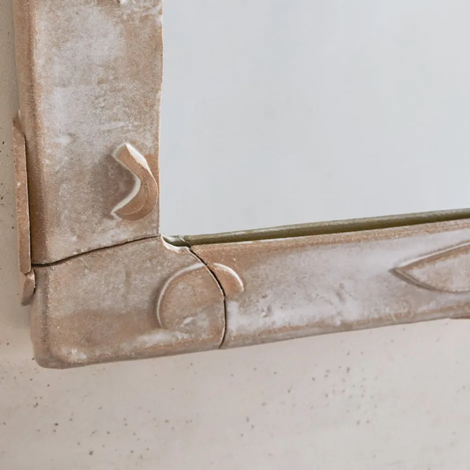 Mirrors<Kelly Wearstler wall mirror FROSTEDFLAX