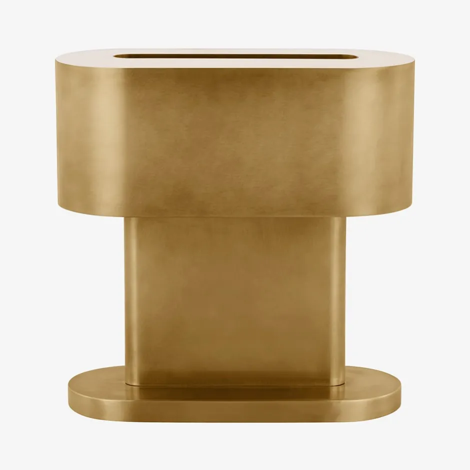 Table<Kelly Wearstler wyllis accent table lamp NATURALBRASS