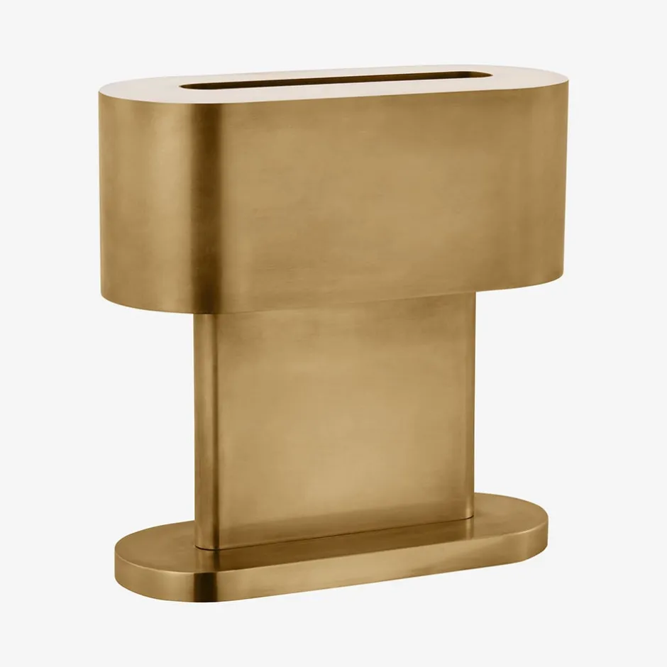 Table<Kelly Wearstler wyllis accent table lamp NATURALBRASS