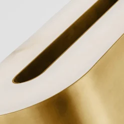 Table<Kelly Wearstler wyllis accent table lamp NATURALBRASS