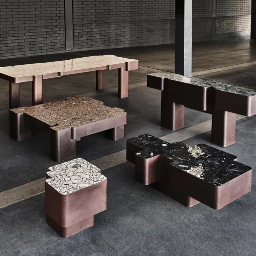 Side Tables<Kelly Wearstler xenolith - side table ECRU