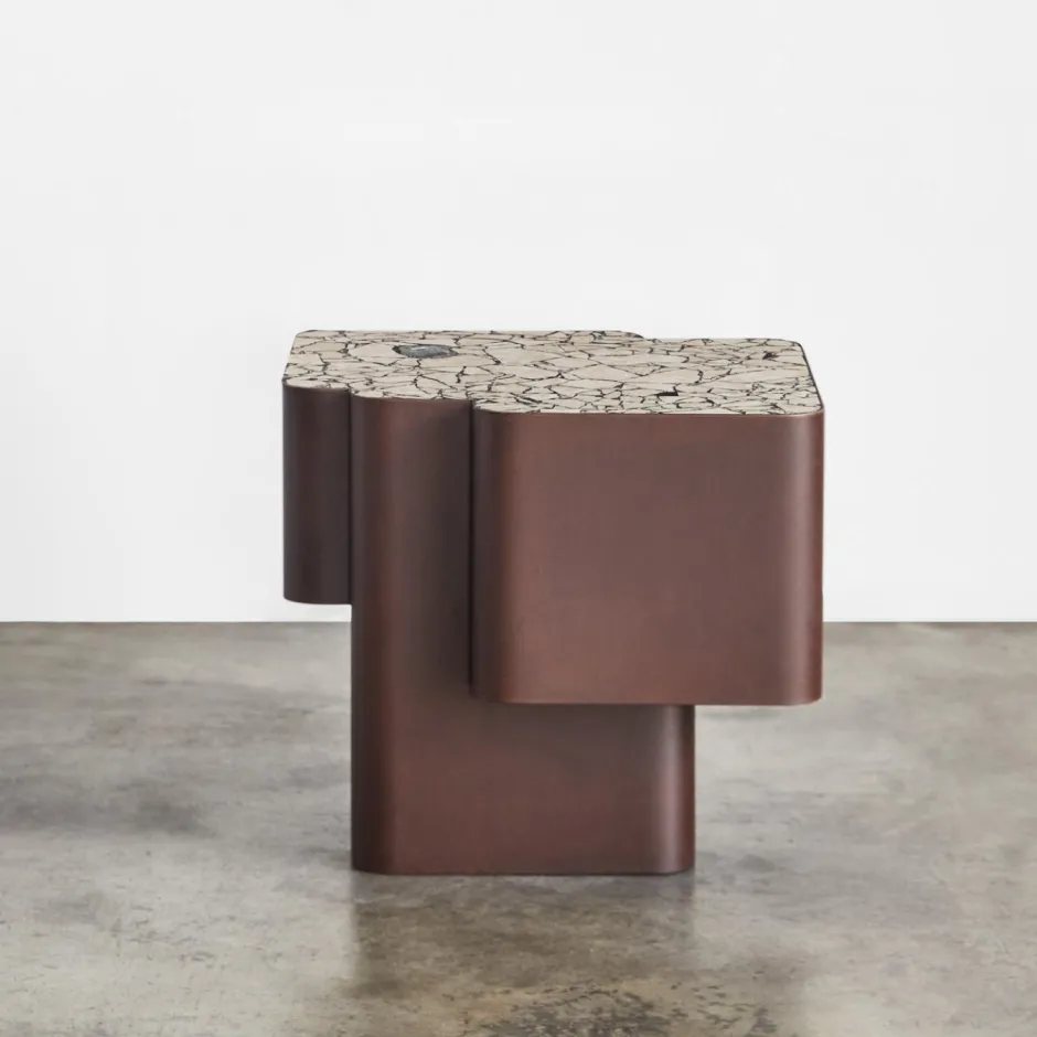 Side Tables<Kelly Wearstler xenolith - side table ECRU