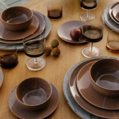 Zuma Collection|Dinnerware<Kelly Wearstler zuma 9" plate, set of 4 SIENNA