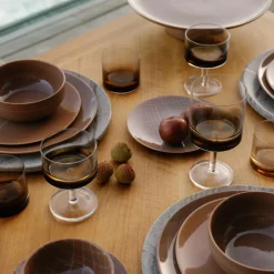 Entertaining|Zuma Collection<Kelly Wearstler zuma champagne coupe, set of 4 STAINEDAMBER