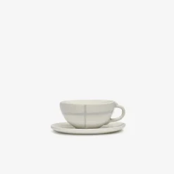 Zuma Collection|Drinkware<Kelly Wearstler zuma espresso cup & saucer, set of 4 SALT